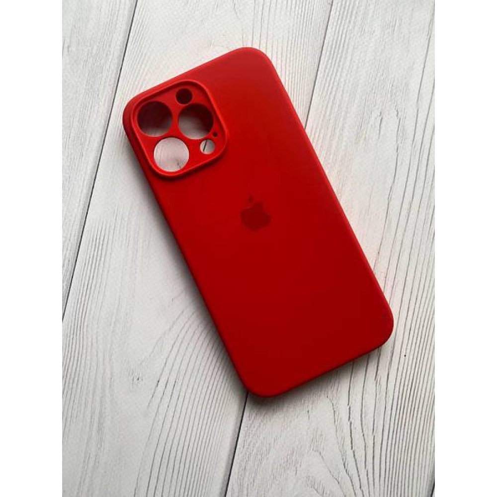 Husă spate cu logo pentru iPhone 14 Pro Max Roșie