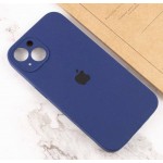 Husă spate cu logo pentru iPhone 14 Albastru-închis