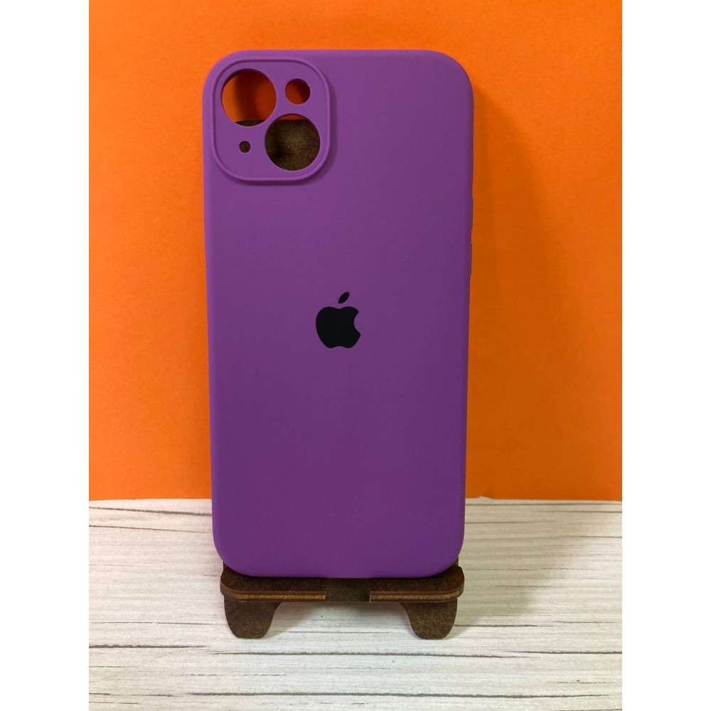 Husă spate cu logo pentru iPhone 15 Plus Violetă