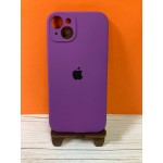 Husă spate cu logo pentru iPhone 15 Plus Violetă