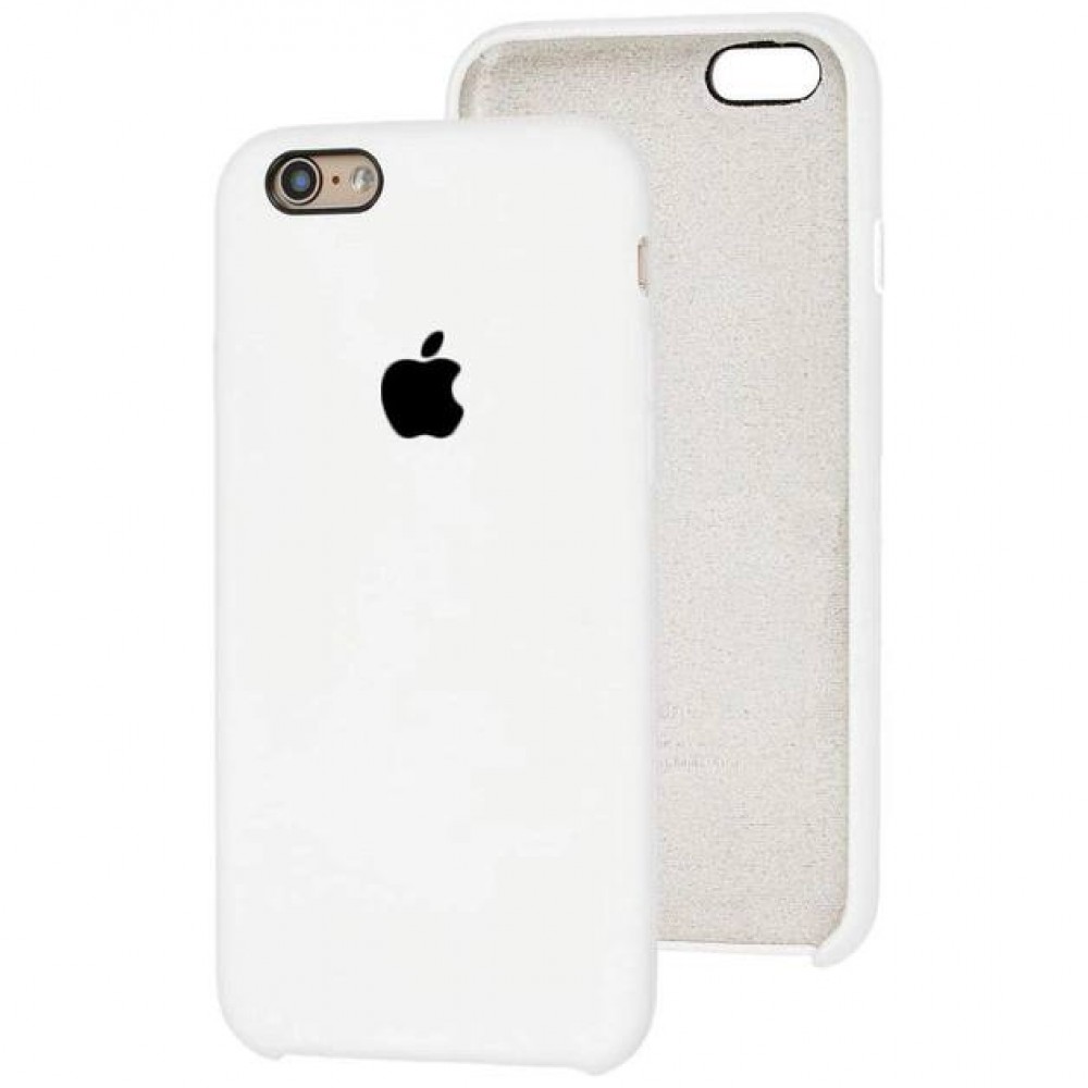 Husă de protecție cu logo pentru iPhone 6-6s Alba