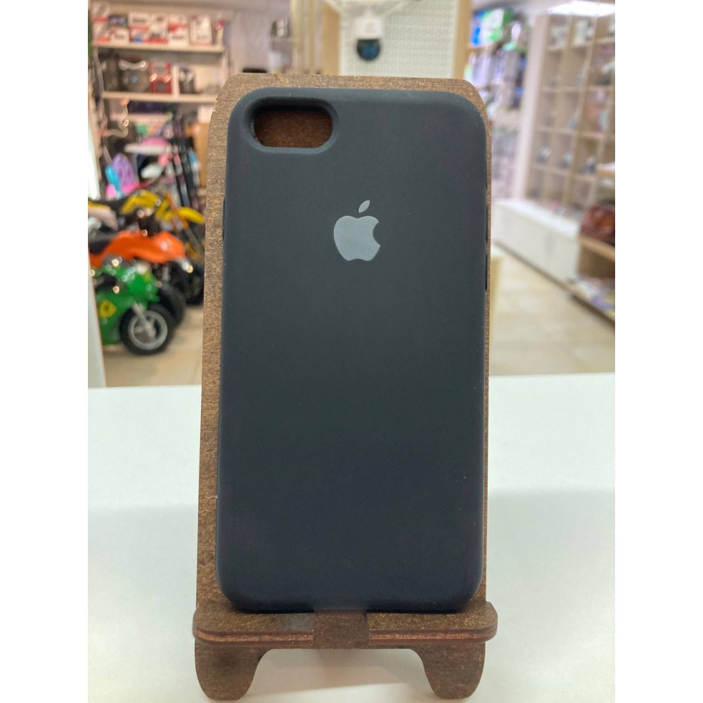 Husă de protecție cu logo pentru iPhone 7/8 Neagră