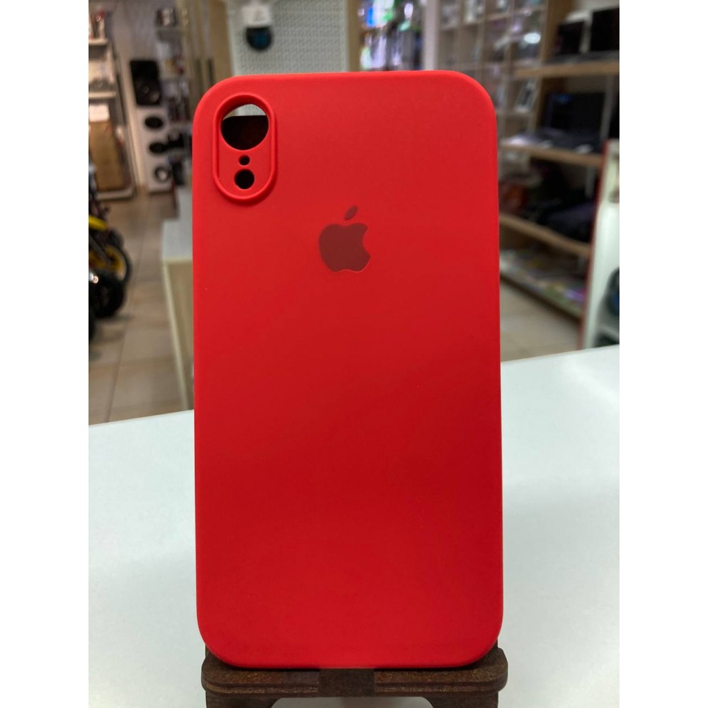 Husa de protectie cu logo pentru iPhone XR Roșie