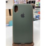 Husă iPhone XS cu logo Verde-închis