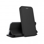 Husă carte neagră din silicon pentru Samsung Galaxy A71