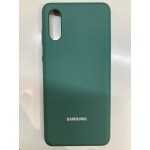 Husă spate cu logo pentru Samsung Galaxy A02 Verde