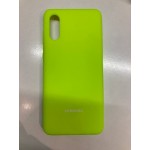 Husă spate cu logo pentru Samsung Galaxy A02 Galbenă