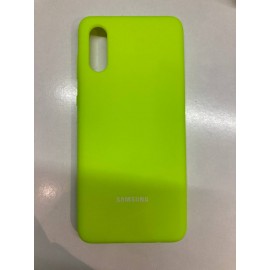 Husă spate cu logo pentru Samsung Galaxy A02 Galbenă