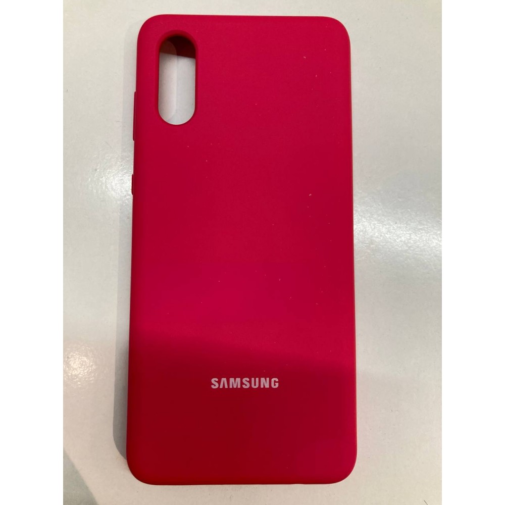 Husă spate cu logo pentru Samsung Galaxy A02 Roz