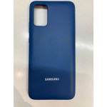 Husa spate cu logo pentru Samsung Galaxy A02s Albastru