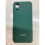 Husa spate cu logo pentru Samsung Galaxy A03 Core Verde