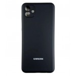 Husa spate cu logo pentru Samsung Galaxy A04 4G Neagră