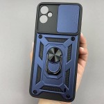 Husa de protecție cu suport magnetic pentru Samsung Galaxy A05 Albastra