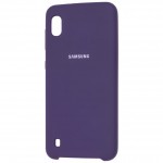 Husă spate violet pentru Samsung Galaxy A10 cu logo