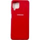 Husă Spate Samsung Galaxy A12 cu Logo Roșie