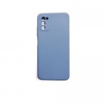 Husă spate fără logo pentru Samsung Galaxy A41 albastru-deschis