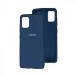Husă spate cu logo pentru Samsung Galaxy A41 Albastru-închis