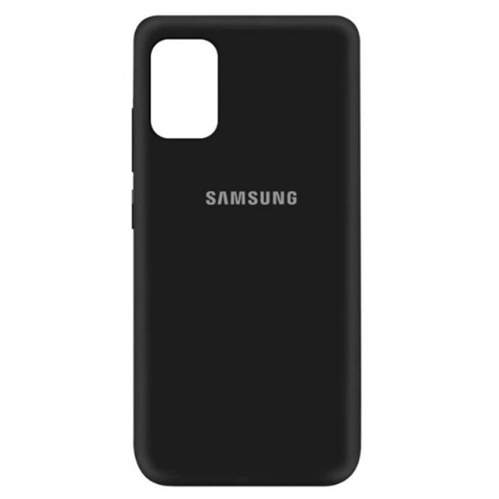 Husa spate cu logo pentru Samsung Galaxy A51 Neagră