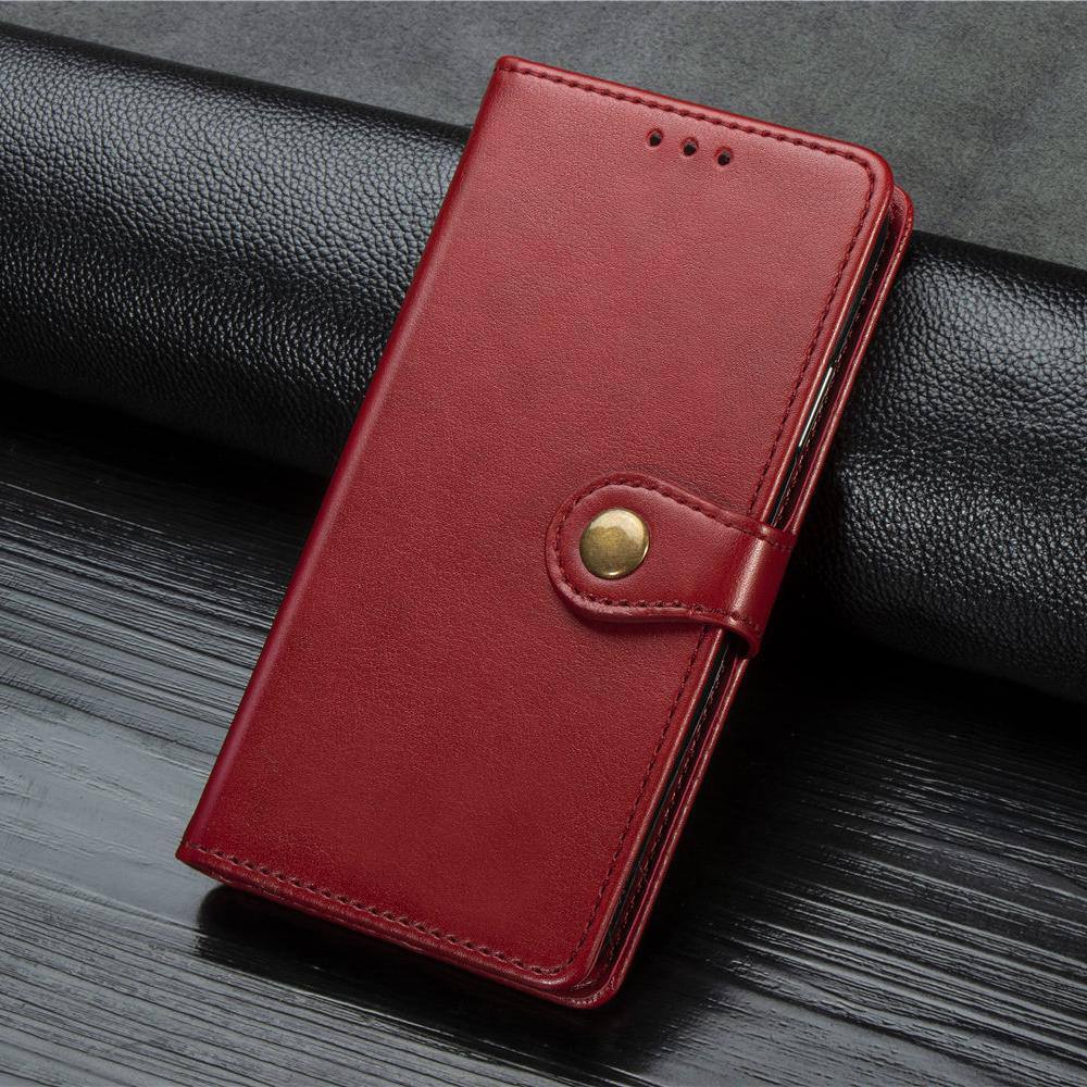 Husa carte cu buton pentru Samsung  Galaxy A53 5G Roșie