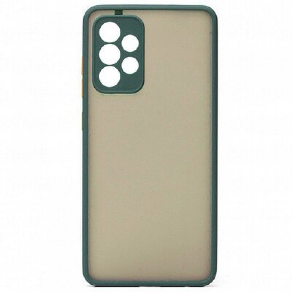 Husa Din Silicon Policarbonată Transparentă Samsung Galaxy A72 Verde