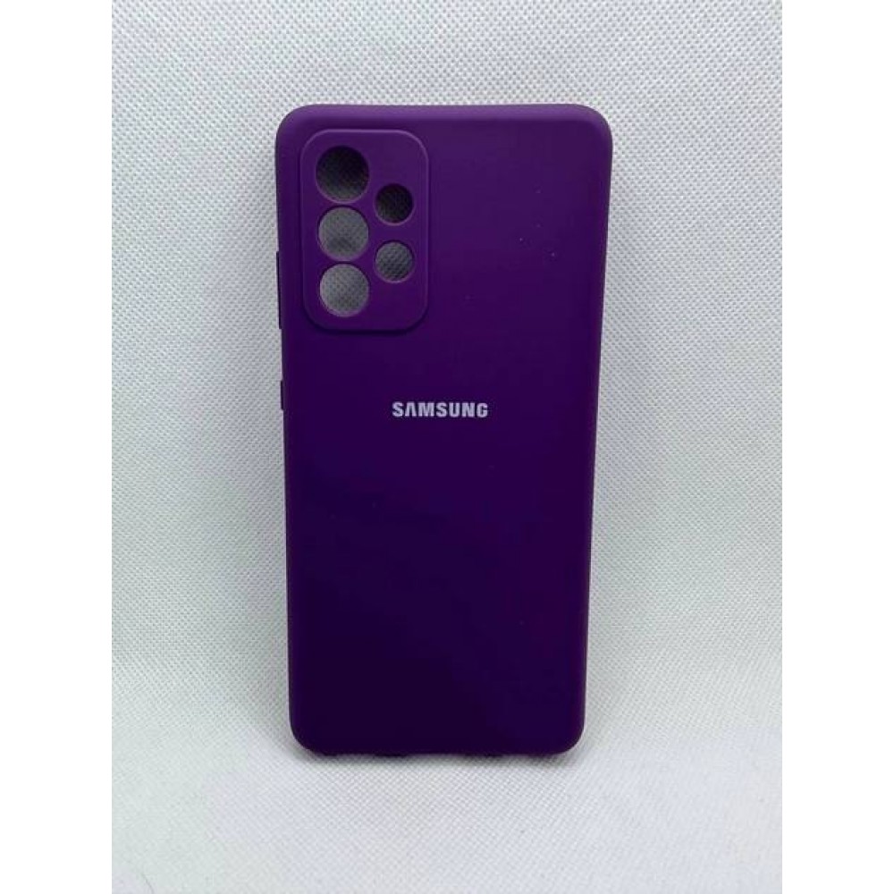Husa spate cu logo pentru Samsung Galaxy A72 Violet