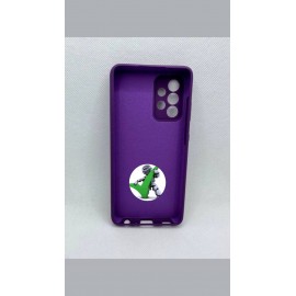 Husa spate cu logo pentru Samsung Galaxy A72 Violet