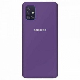 Husa spate cu logo pentru Samsung Galaxy A72 Violet