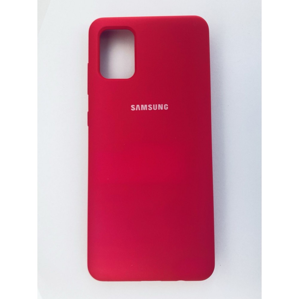 Husa spate cu logo pentru Samsung Galaxy A72 Roz