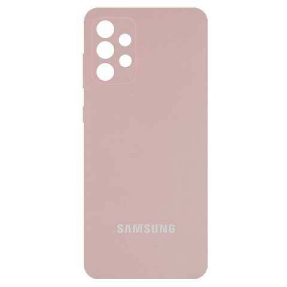 Husă spate cu logo pentru Samsung Galaxy A73 Cafeniu-deschis