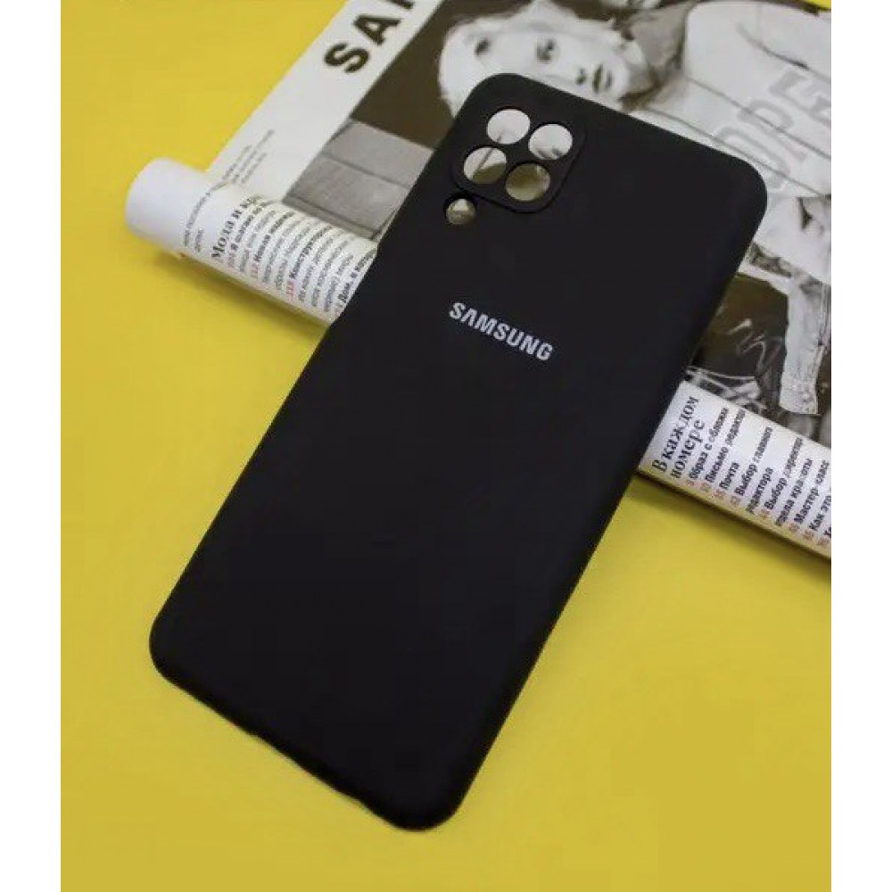 Husa spate cu logo pentru Samsung Galaxy M33 Neagră