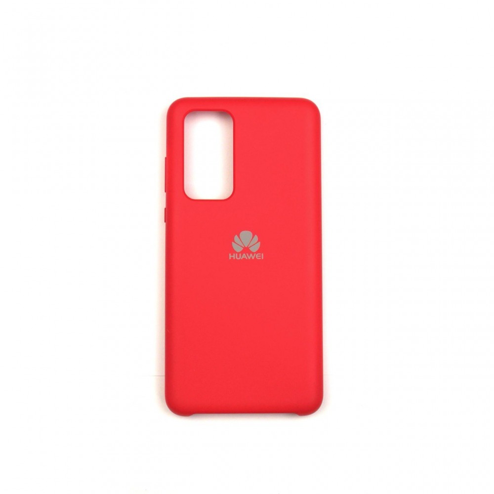 Husă spate cu logo pentru Huawei P Smart 2021/Y7A Roșie