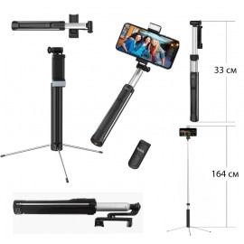 Selfie stick Hoco K10A Magnific pentru telefoane până la 6,5 inci