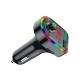 Car kit universal cu lumini ambientale RGB și modulator FM BGRJ-C20
