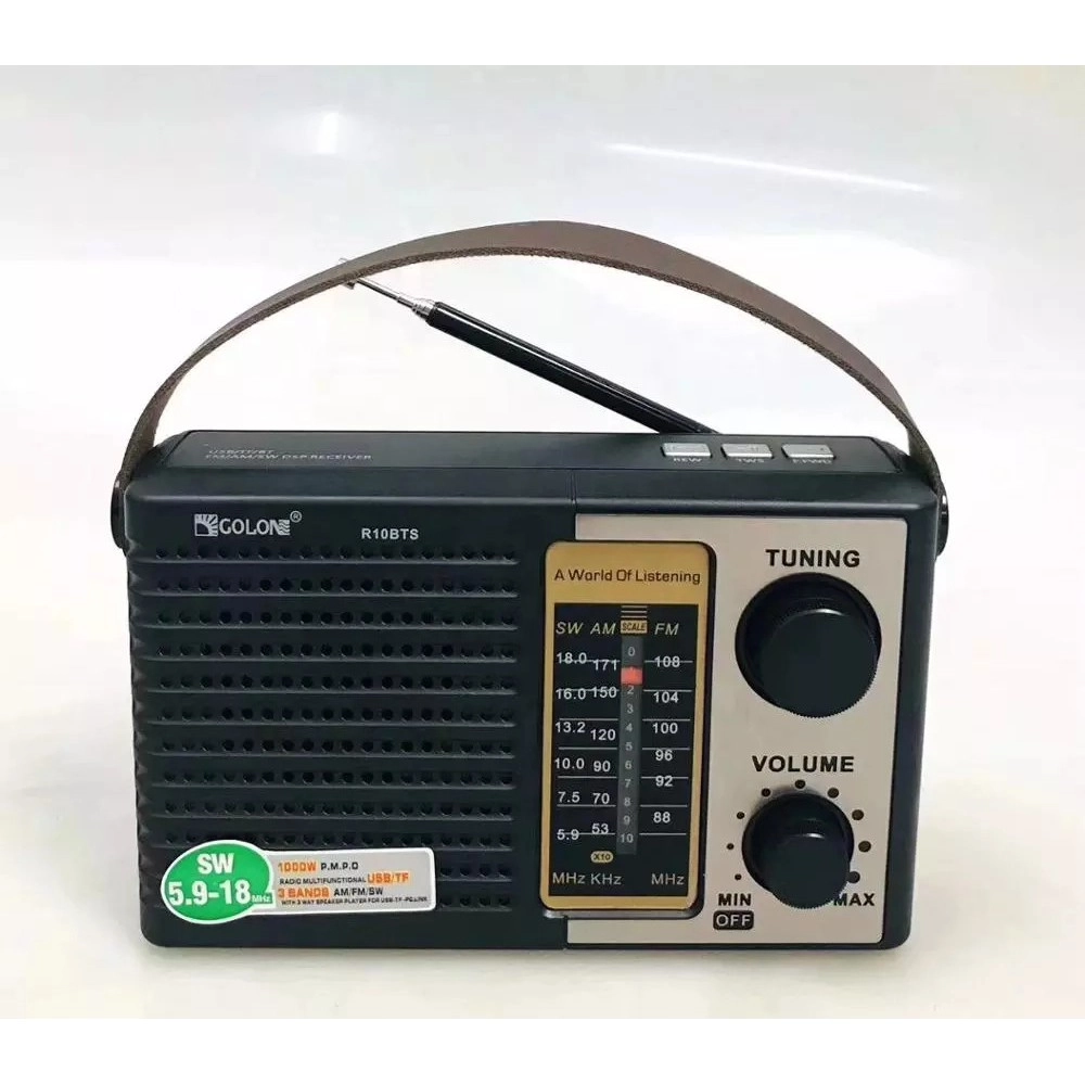Radio portabil Golon R10BTS cu difuzoare Bluetooth