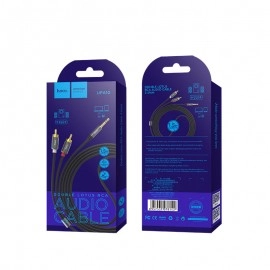 Cablu audio Aux Hoco UPA10 Lotus 3,5 mm la Double RCA 1,5 m
