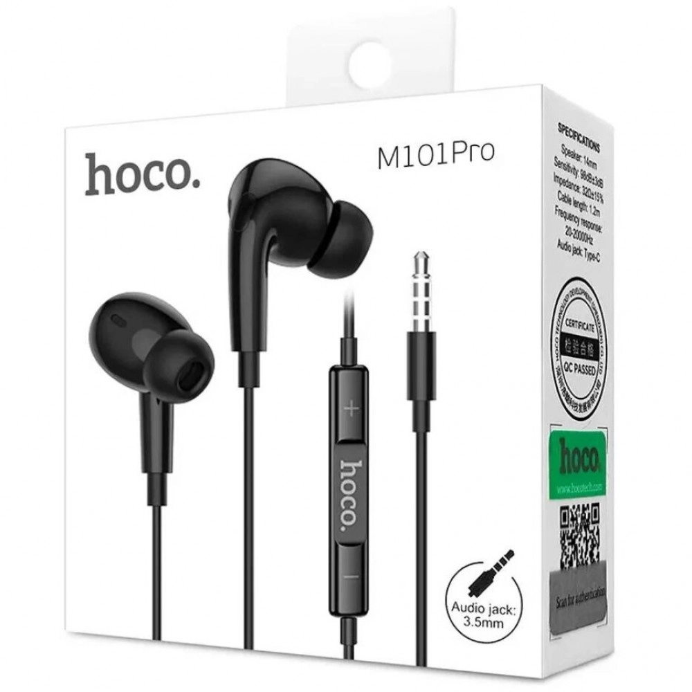 Căști Hoco M101 Pro negru cu sunet clar