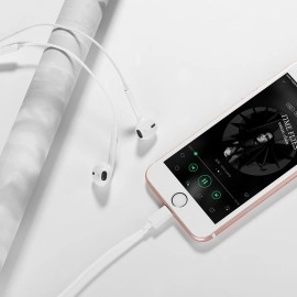 Căști Hoco L7 Plus Lightning cu fir și conector Lightning
