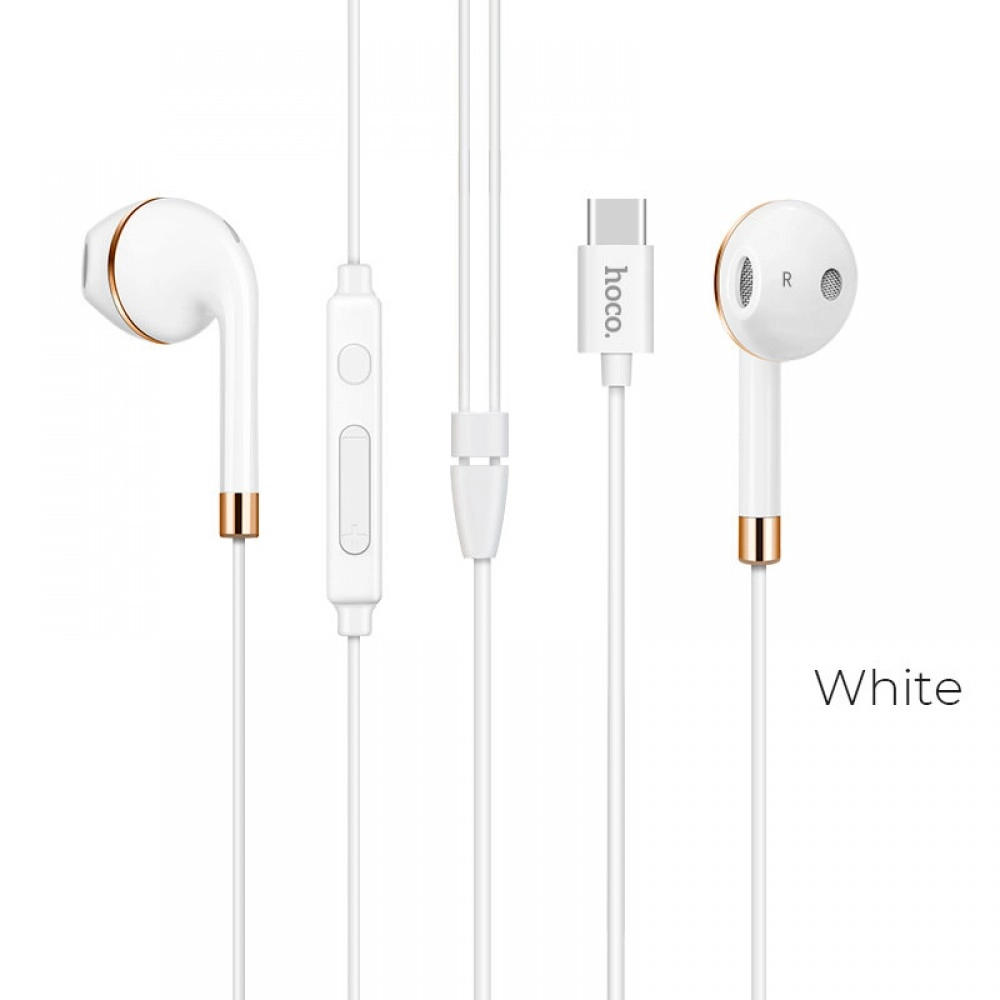 Căști Hoco L8 Type-C cu cablu TPE elastic și sunet clar