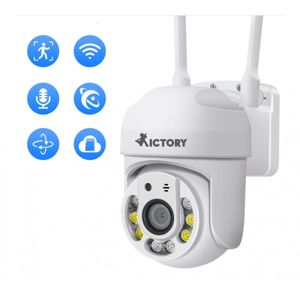 Cameră de supraveghere IP 2MP rotativă cu rezoluție 2048x1536