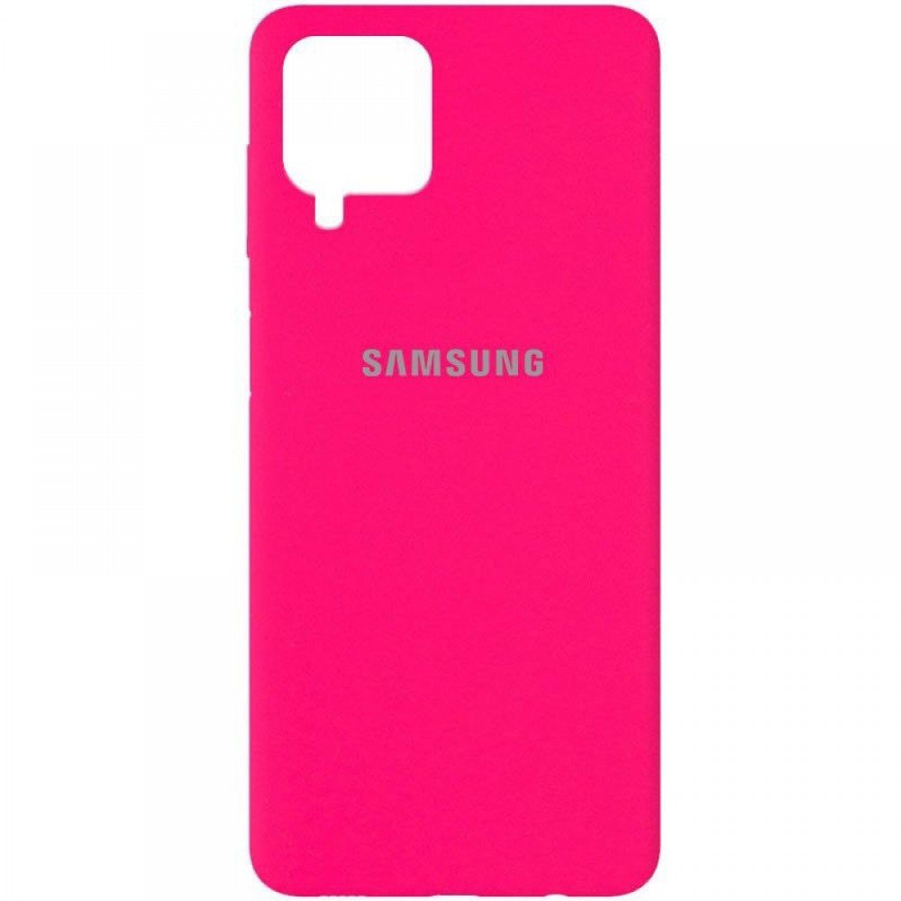 Husa spate cu logo pentru Samsung Galaxy A42 Roz