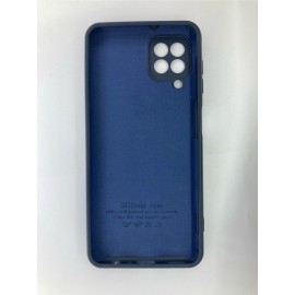 Husa spate cu logo pentru Samsung Galaxy A42 Albastru-închis