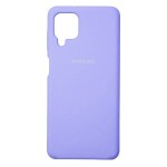 Husa spate cu logo pentru Samsung Galaxy A42 Lavandă