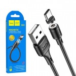 Cablu USB Type-C Hoco X52 Sereno Magnetic 1m Negru