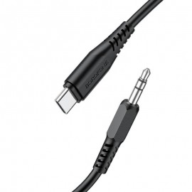 Cablu Borofone BL18 3.5mm la USB Tip C 1M negru