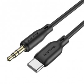 Cablu Borofone BL18 3.5mm la USB Tip C 1M negru