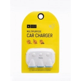 Încărcător Auto Hoco C1 cu 2 porturi USB și 3 ieșiri brichetă
