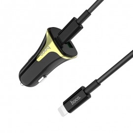 Încărcător auto Z31A Colossus PD + QC3.0 cu cablu Lightning