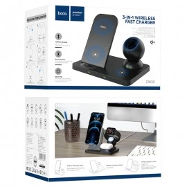Încărcător wireless 3-în-1 Hoco CW33 Ultra-Charge