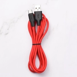 Cablu USB Hoco X21 Micro-USB 1m pentru încărcare și date