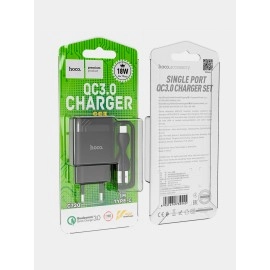 Încărcător rețea Hoco C72Q Glorious 18W QC3.0 UE